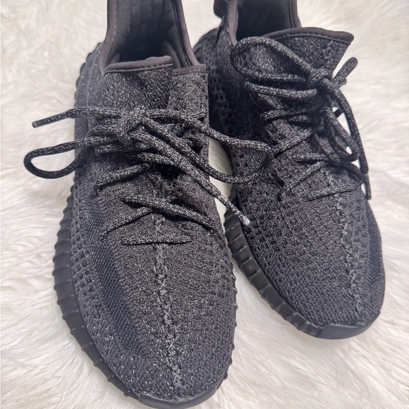 adidas yeezy Other - Sleek Black Knit Men's Sneakers